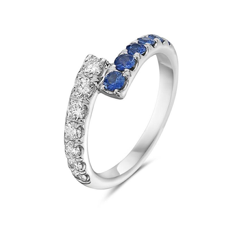 Sapphire and Diamond Ring