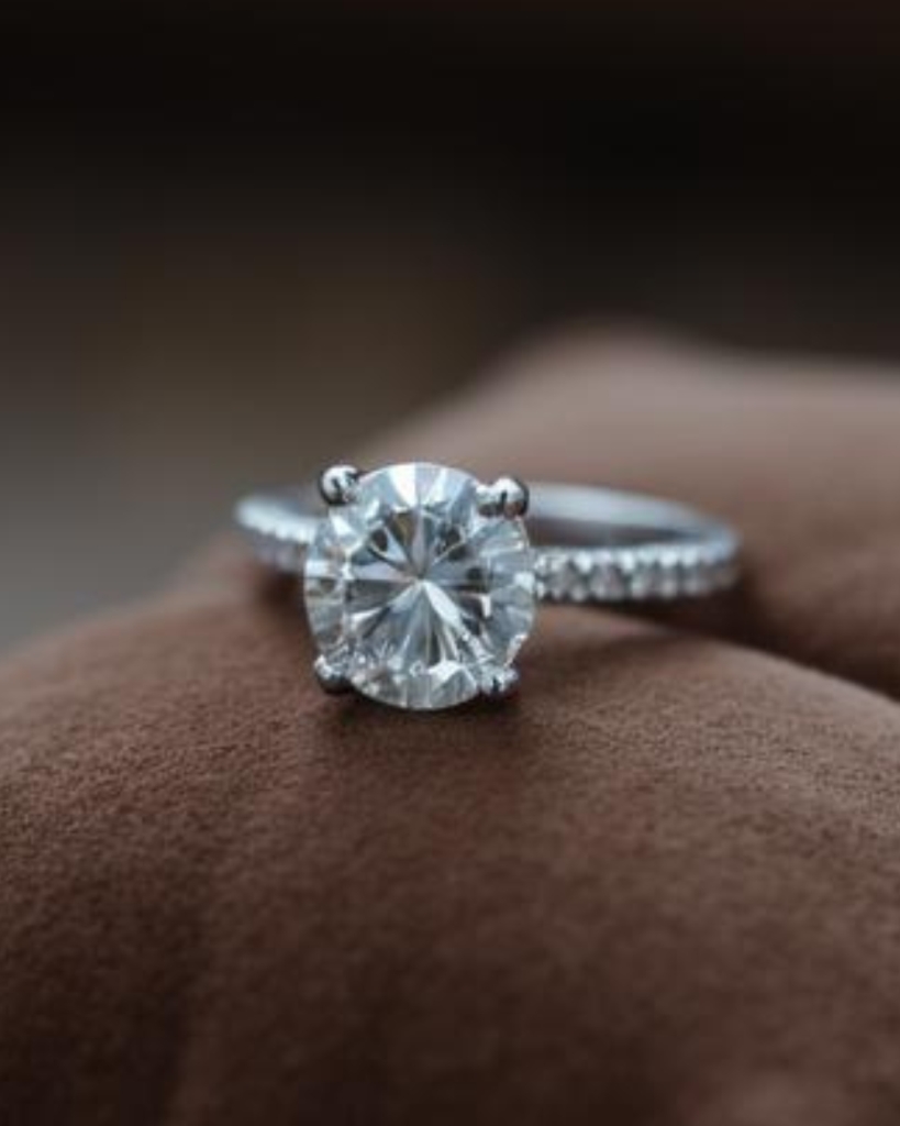 Halo Engagement Ring