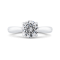 Diamond Engagement Ring in 14K White Gold (Semi-Mount)