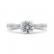14K White Gold Diamond Engagement Ring (Semi-Mount)