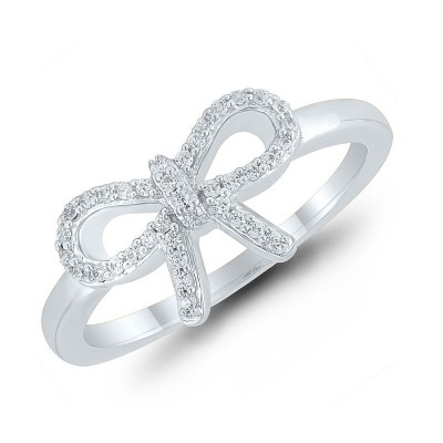 Sterling Silver Bow Ring