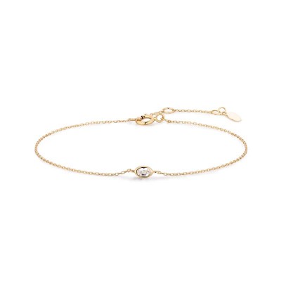 GRETA Bezel Topaz Bracelet