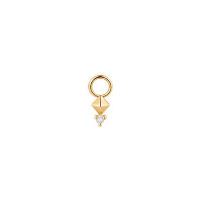 BIRDIE Diamond Puffed Cushion Earring Charm