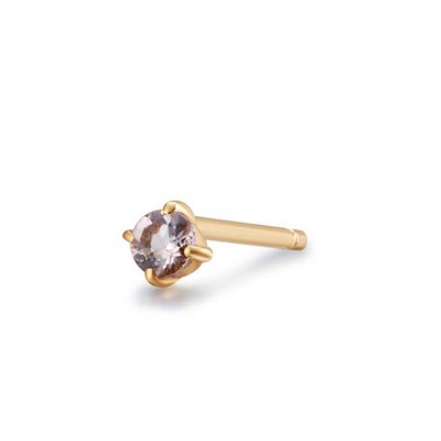 BLOSSOM Morganite Single Stud Earring