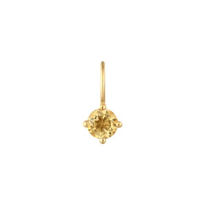 November Citrine Necklace Charm