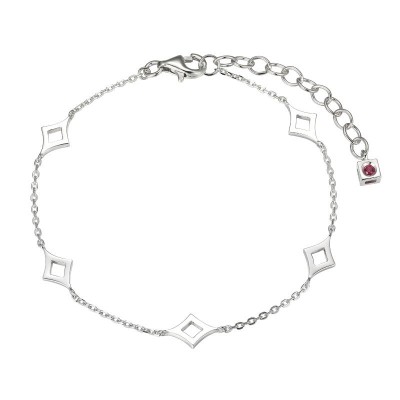 White Sterling Silver Bracelet