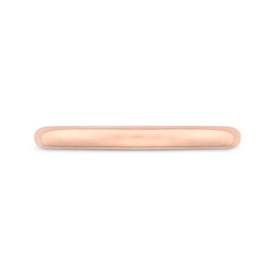 14K Rose Gold Plain Wedding Band