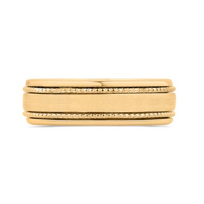 14K Yellow Gold Men's Band