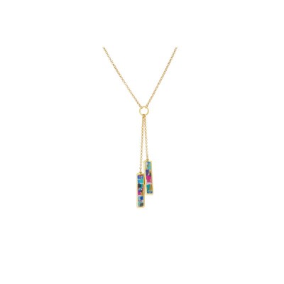 Pop Tart Double Column Necklace