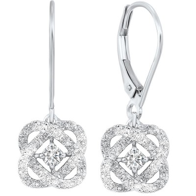Love's Crossing Earrings 1/2CTW