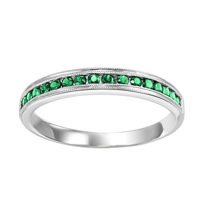 10K Emerald Mixable Ring