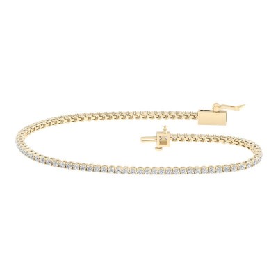 14KY 2ctw 4-Prong Tennis Bracelet