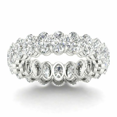 14KW Oval Eternity Band