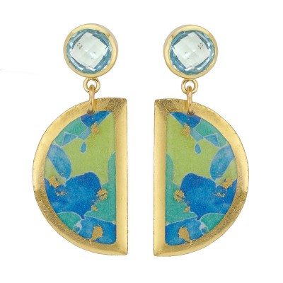Fairways Half Circle Earrings