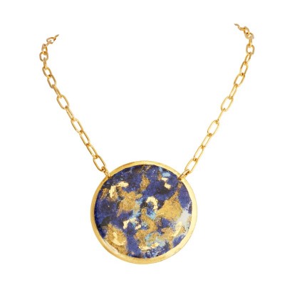 Malachite/Lapis Reversible Necklace
