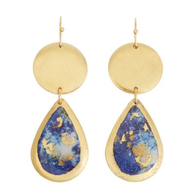 Lapis Teardrop Earrings