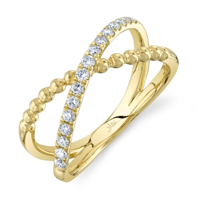 0.27Ct Diamond Bridge Ring