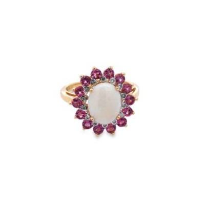 Lady's Yellow 14 Karat Opal Ring Fashion Ring