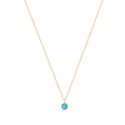 MARIA Turquoise Solitaire Necklace