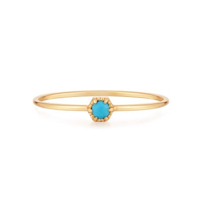 AMINA Turquoise Solitaire Ring
