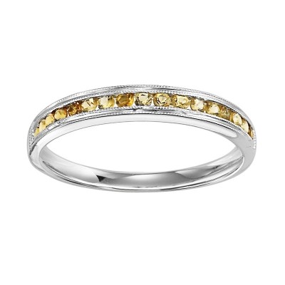 10K Citrine Mixable Ring