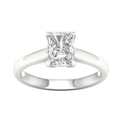 14KW 1.5ct Radiant Solitaire Ring
