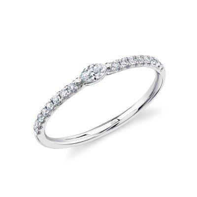 0.25Ct Diamond Marquise Ring