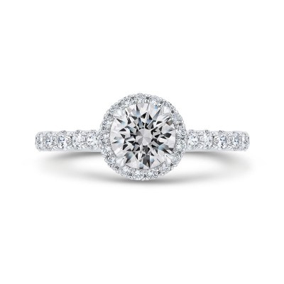 1 CT. T.W. Baguette and Round Diamond Vintage-Style Multi-Row Anniversary  Band in 10K White Gold | Zales