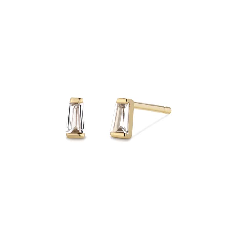 ELLE Topaz Tapered Baguette Studs