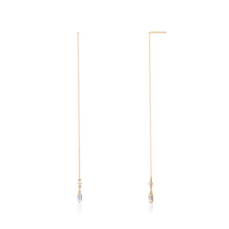 CAMILA Topaz Threader Earrings