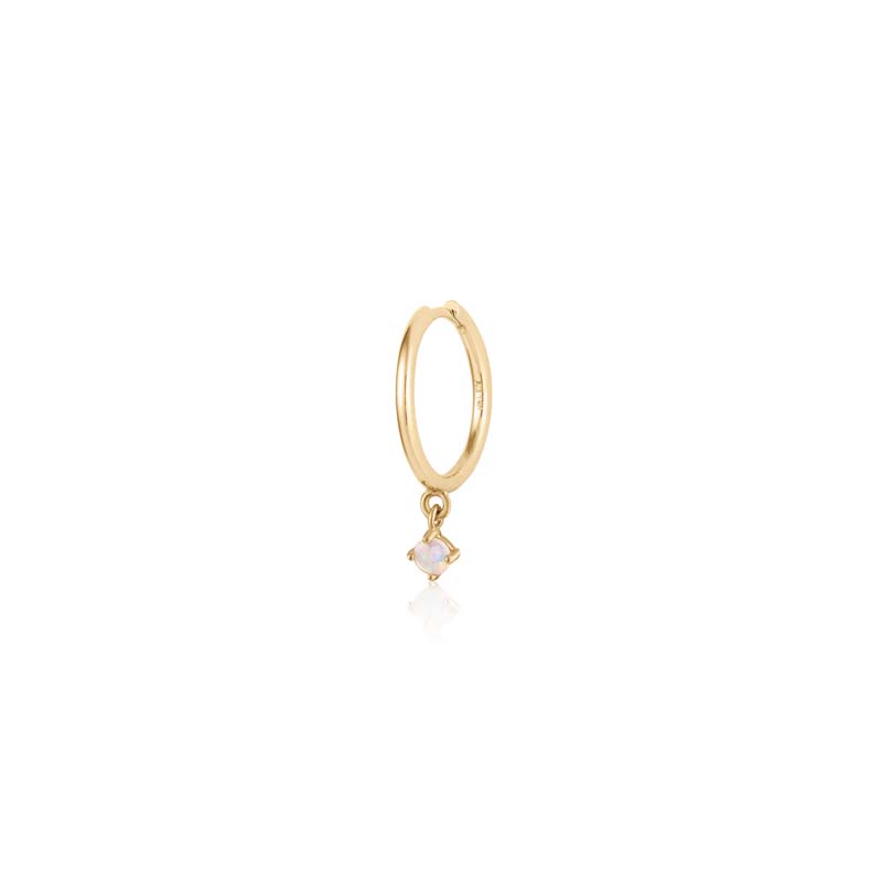 EZRA Single Opal Hoop