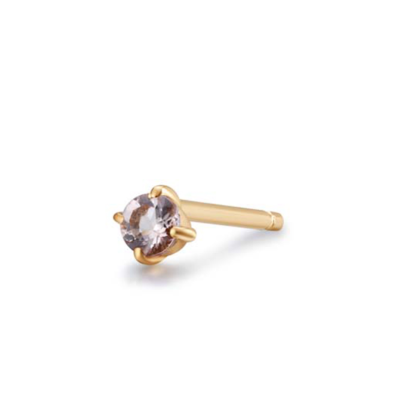 BLOSSOM Morganite Single Stud Earring