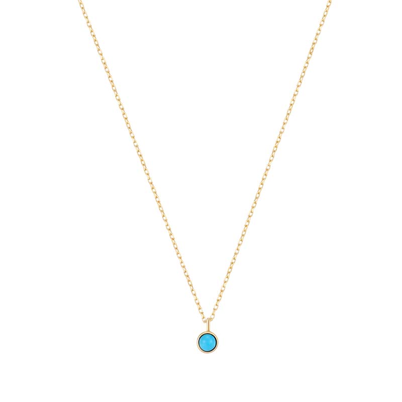MARIA Turquoise Solitaire Necklace