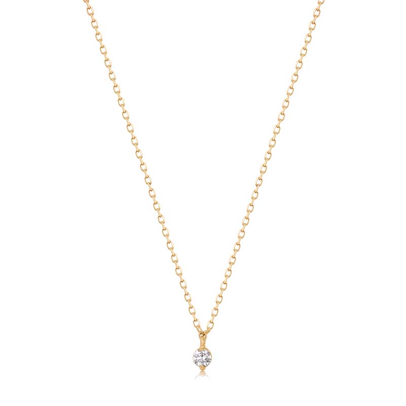 ESME Floating Diamond Solitaire Necklace