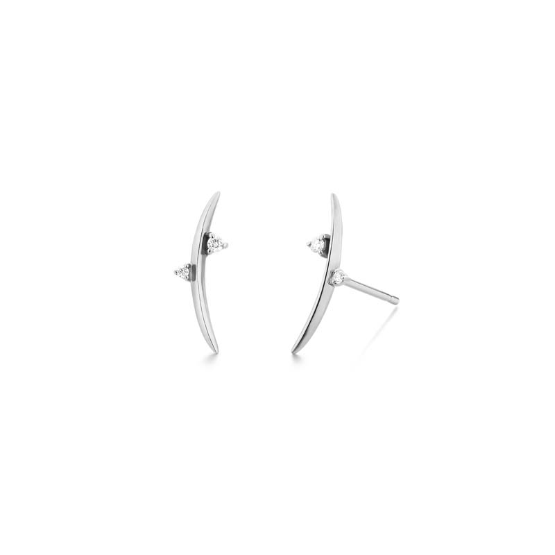 DORA  Diamond Arc Earrings