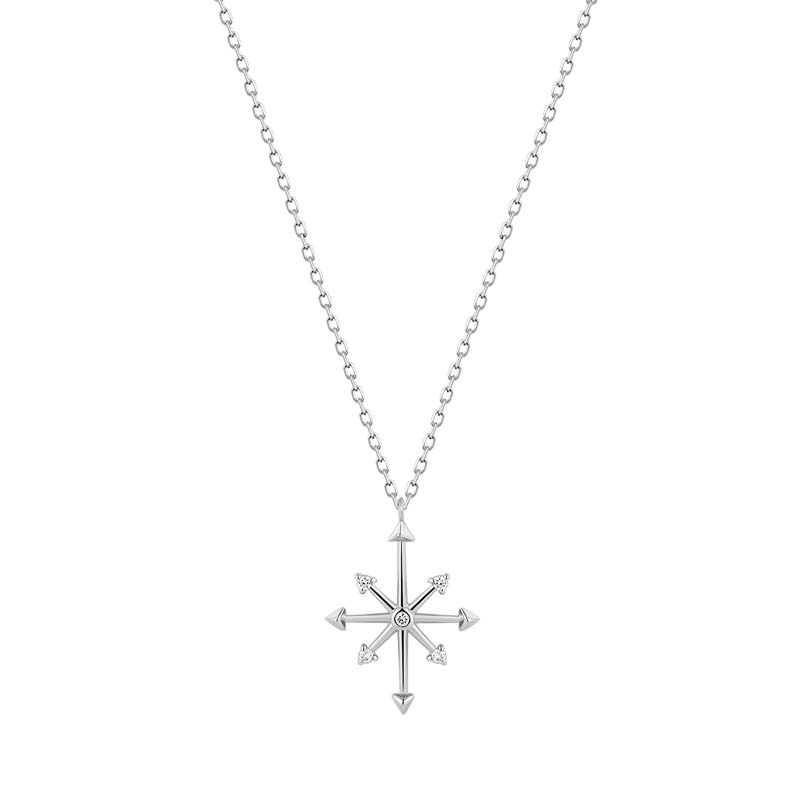 CANDIE Diamond Octagram Star Necklace
