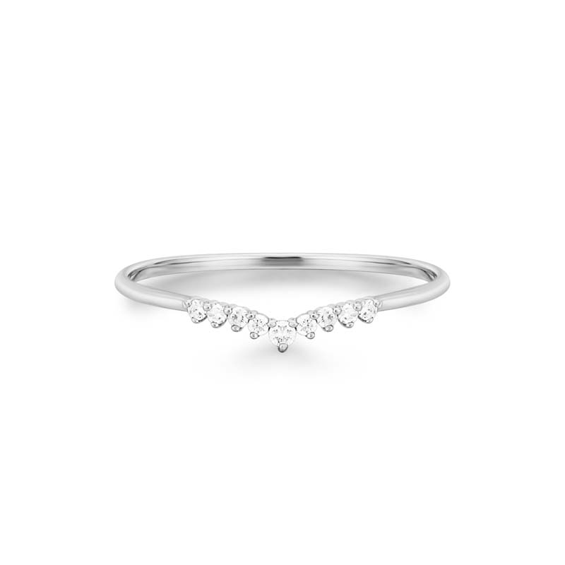 FROST Curved Diamond Ring