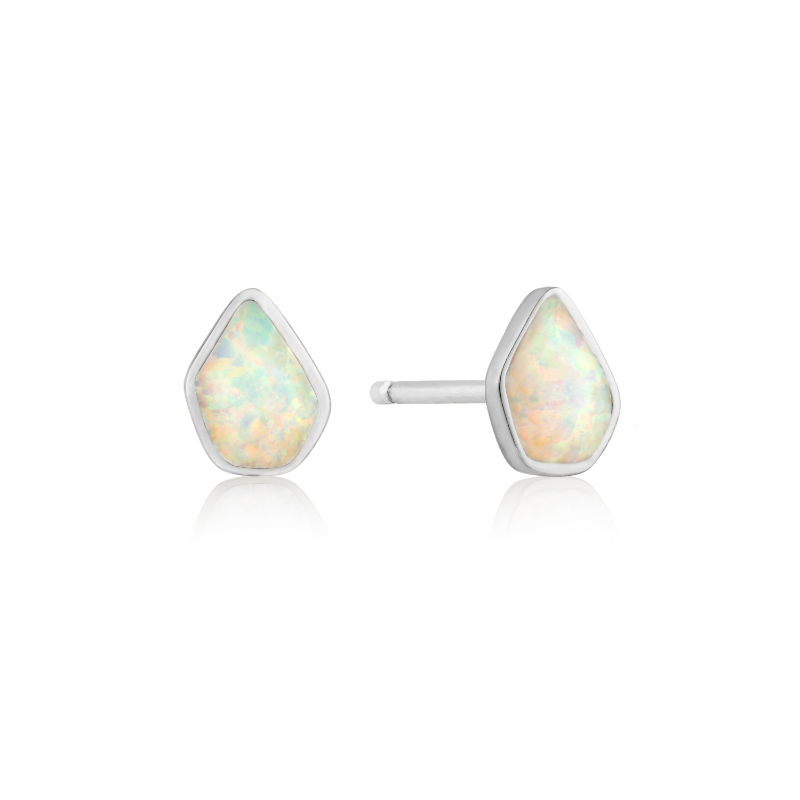 Opal Colour Stud Earrings
