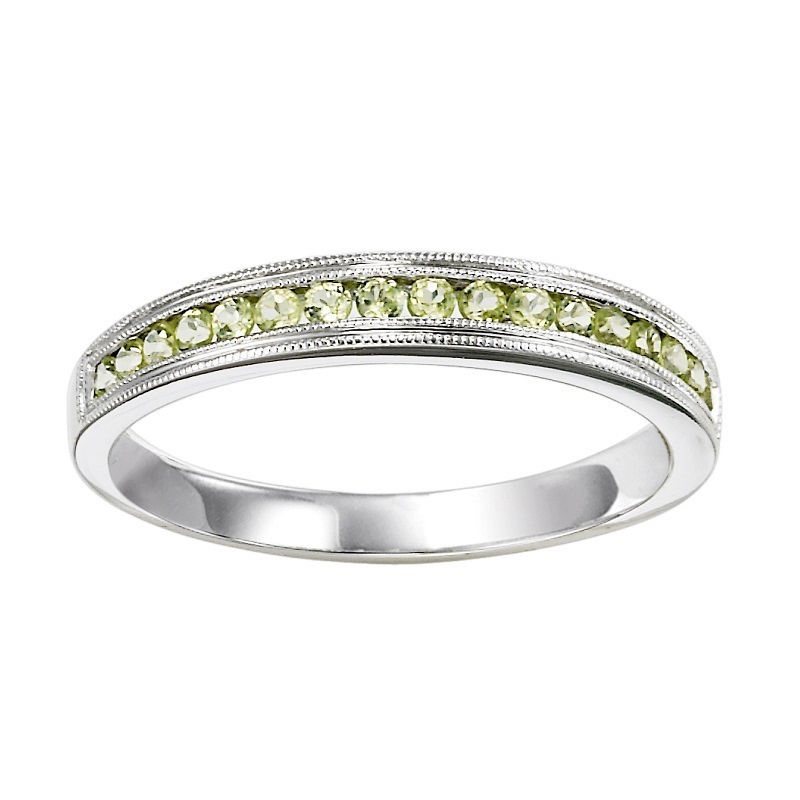 10K Peridot Mixable Ring