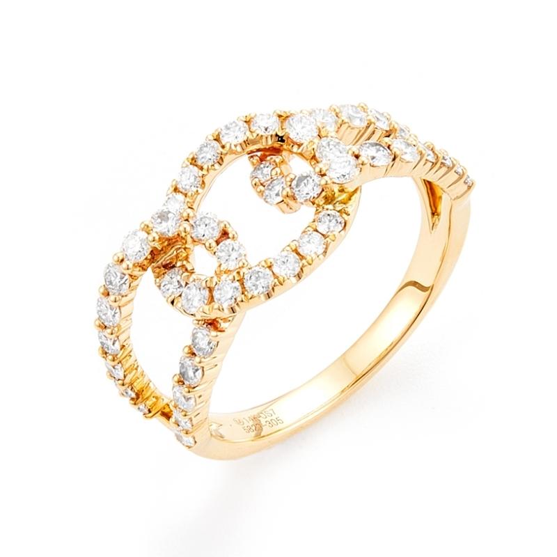 14K White Diamond Fashion Ring