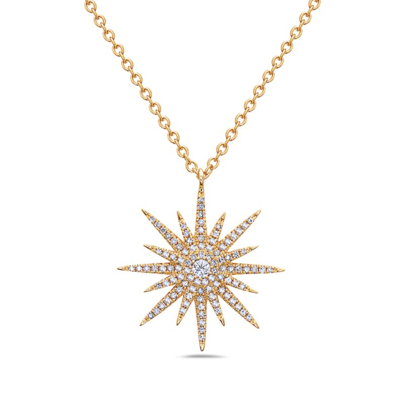 Diamond Sun Necklace