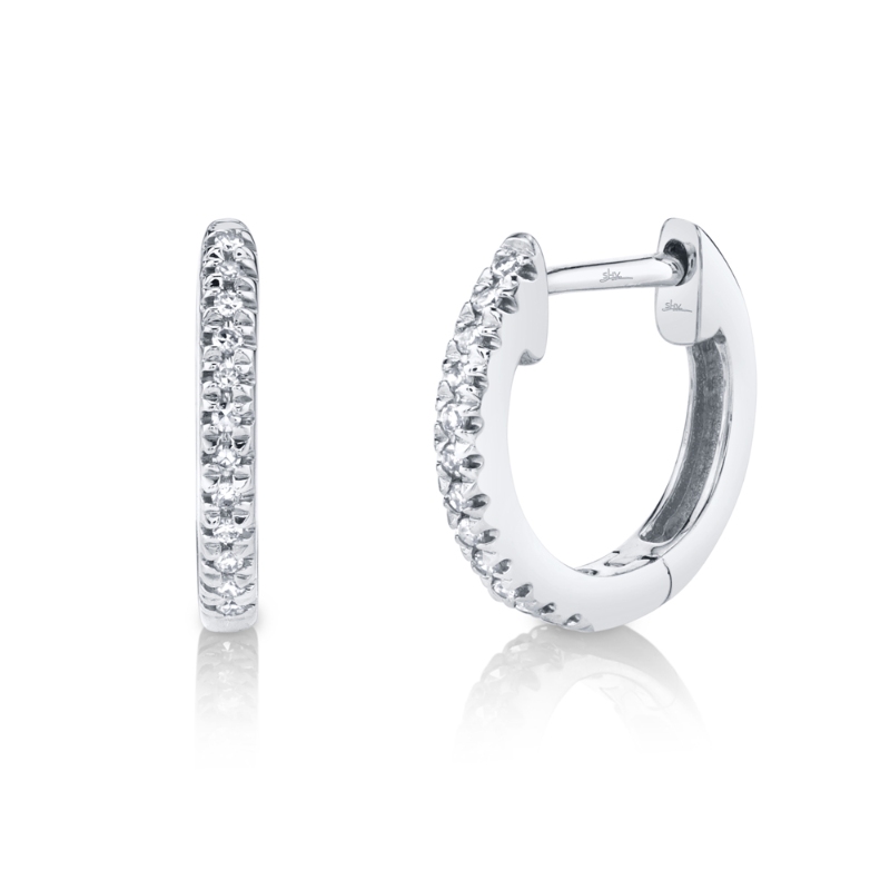 0.07Ct Diamond Huggie Earring