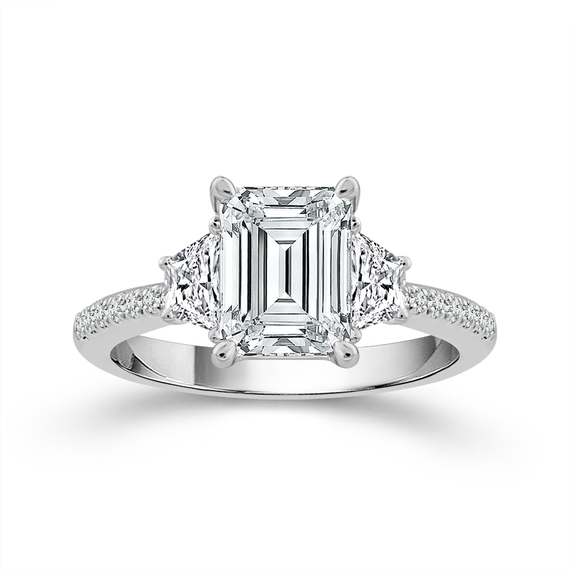 Lab Grown Diamond Semi-Mount Engagement Ring