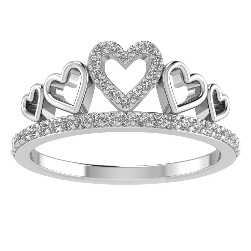 Queen Of My Heart Tiara Ring Wr2050 E