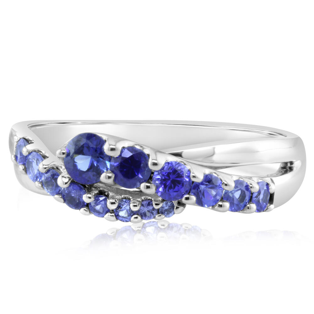 14KW Blue Sapphire Ring