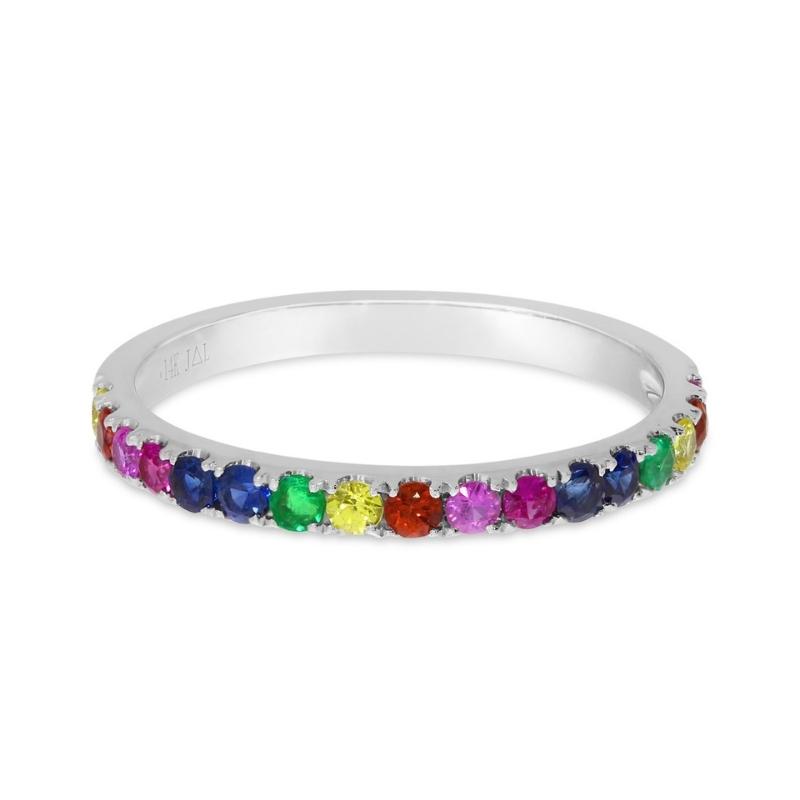 Large Rainbow Sapphire Band