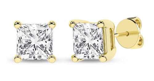 diamond stud earrings